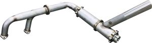 PIPER PA-11 LEFT HAND EXHAUST STACK AND MUFFLER ASSEMBLY