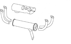 BEECHCRAFT 19/23/24 MUSKETEER VERSION 4 EXHAUST SYSTEM