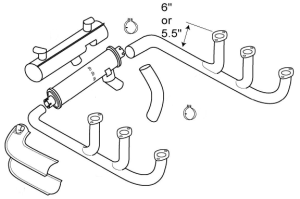 PIPER PA 25-235 / 260 PAWNEE EXHAUST SYSTEM