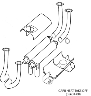 PIPER PA28-161 EXHAUST SYSTEM
