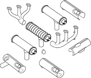 PIPER PA 28-235 CHEROKEE 6 EXHAUST SYSTEM
