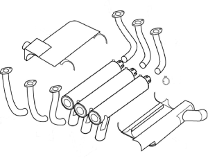 PIPER PA 28-236 DAKOTA EXHAUST SYSTEM