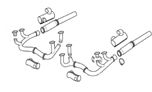 PIPER PA 34-200 SENECA I EXHAUST SYSTEM