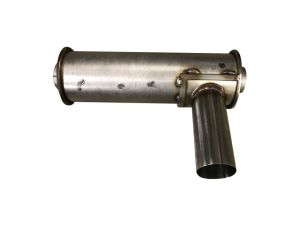 PIPER PA 28-235 CHEROKEE 6 MUFFLER SMOOTH - SQUARE CUFF AND TABS FOR SHROUD