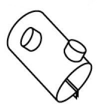 BEECHCRAFT 33 & 35 A-G SHROUD FOR HEAT EXCHANGER WITH MID HALF RING