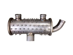 0550157-9 CESSNA 170 A/B & 172A LEFT HAND MUFFLER WITH SHROUD RINGS IS REPLACED BY NEW PMA A0550157-9