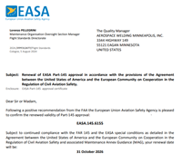 EASA Part-145 Approval